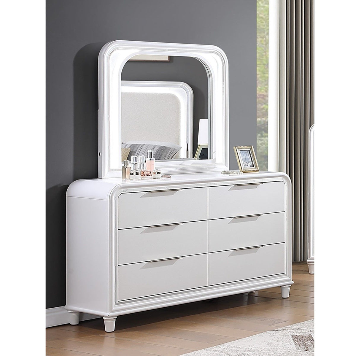 Dresser 6 Drawers - White