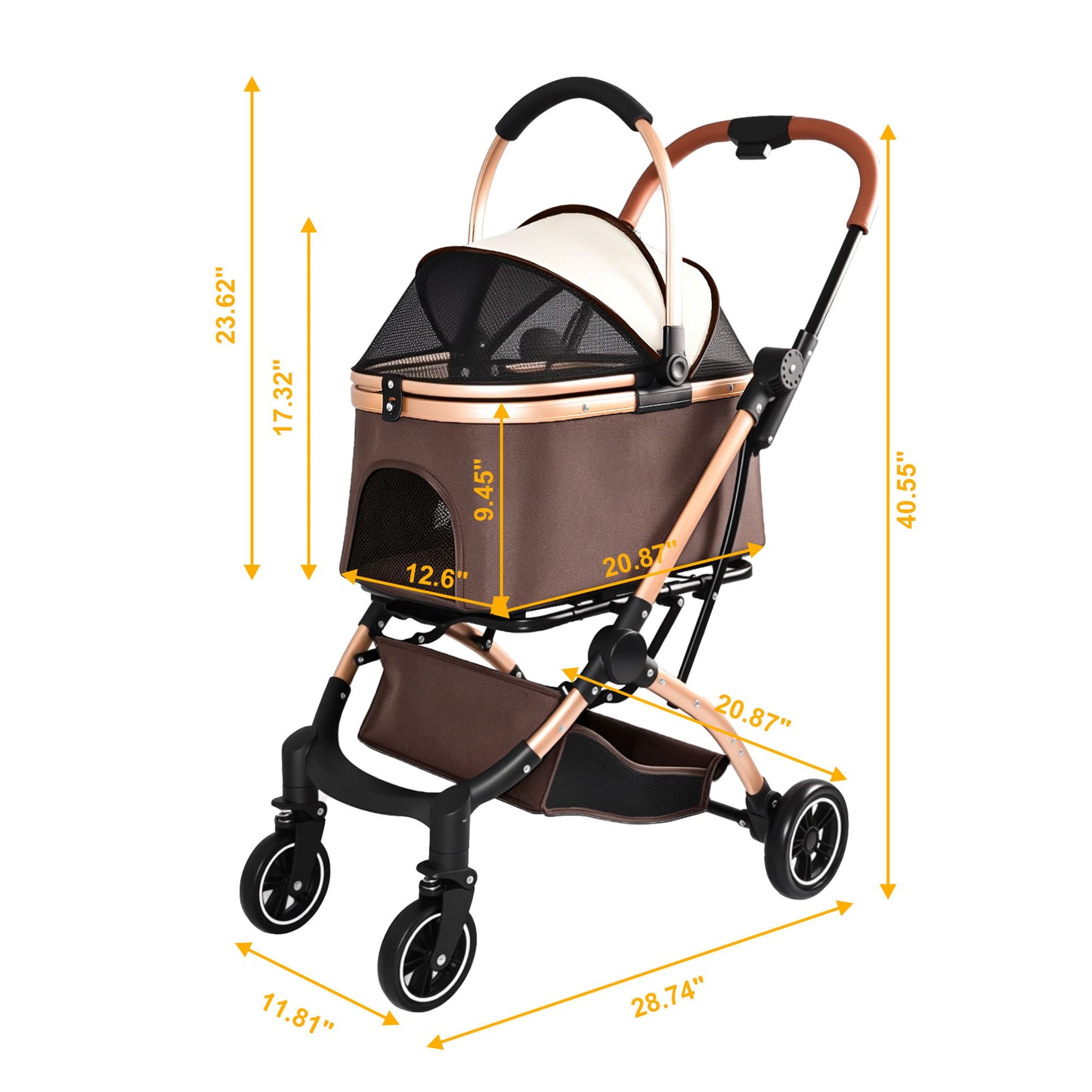 Pet Stroller For Dogs And Cats