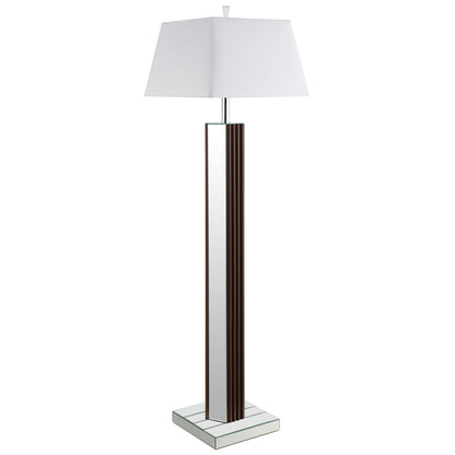 Echolls - Lamp With Scalloped Accents And Mirror Detail