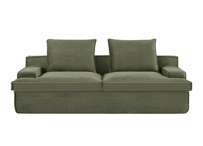 Nimbus - Oversized Full Foam 4 Seater Couch For Living Room Upholstered In Soft, Wide Armrests