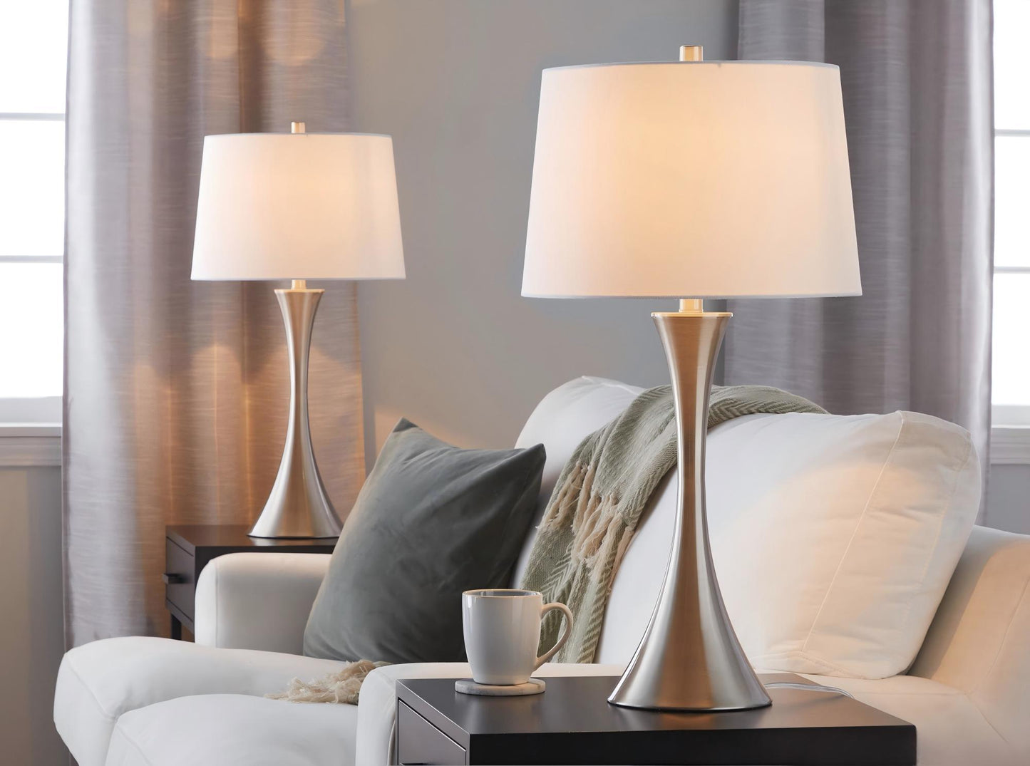 Lenuxe - Contemporary Elegant Table Lamp (Set of 2)