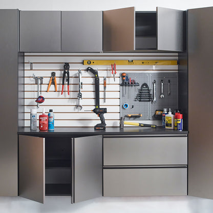 Nova Series - Garage Cabinet Set C - Metallic Gray