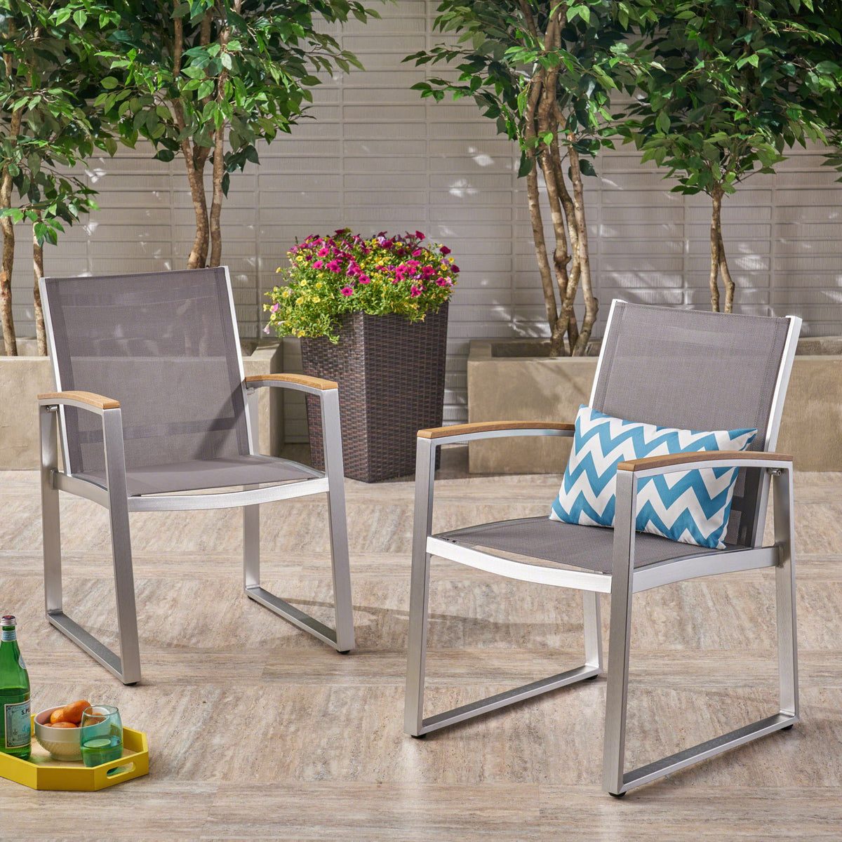 Scates - 7 Piece Dining Set - Gray