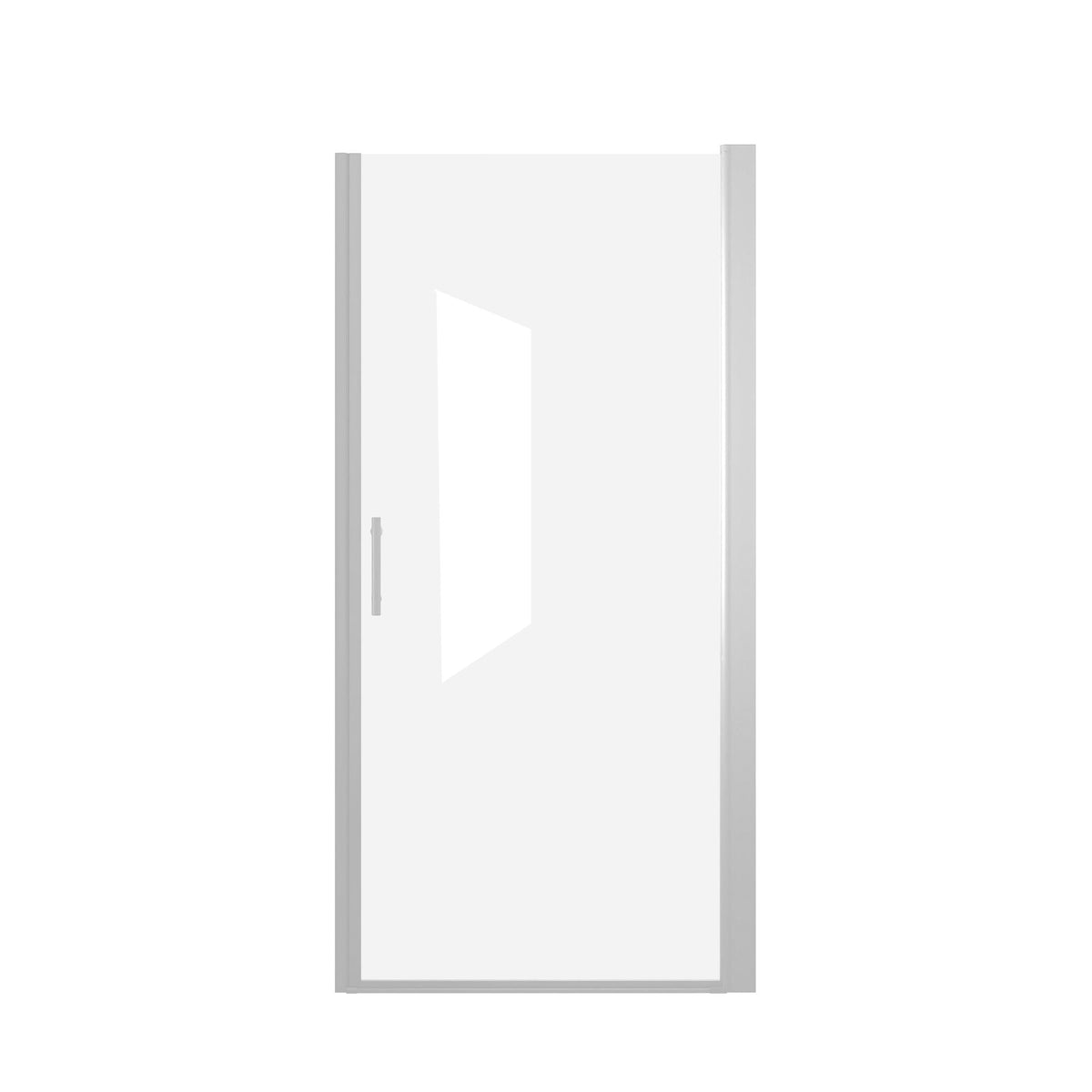Shower Door & Tempered Glass With Safety Film - Chrome