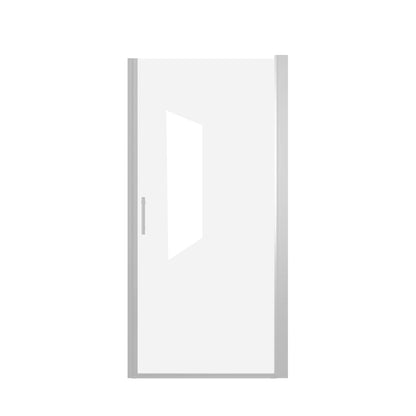 Shower Door & Tempered Glass With Safety Film - Chrome