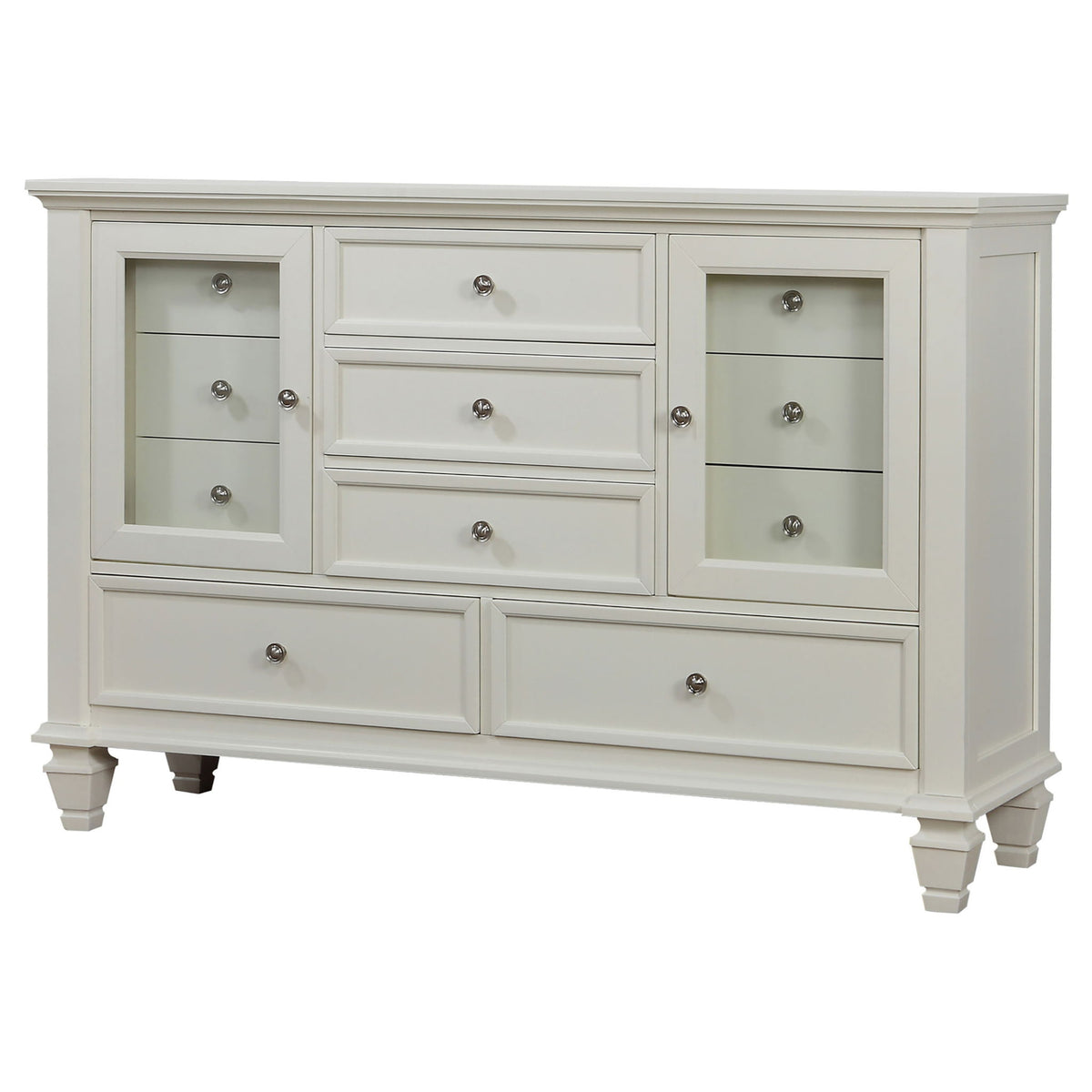 Dennis - 11 Drawer Dresser - Cream White