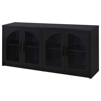 Shayne - 4 Door Sideboard With Arched Doors - Black