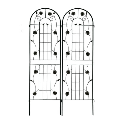 Metal Garden Trellis Rustproof Trellis For Climbing Plant Outdoor Flower Support