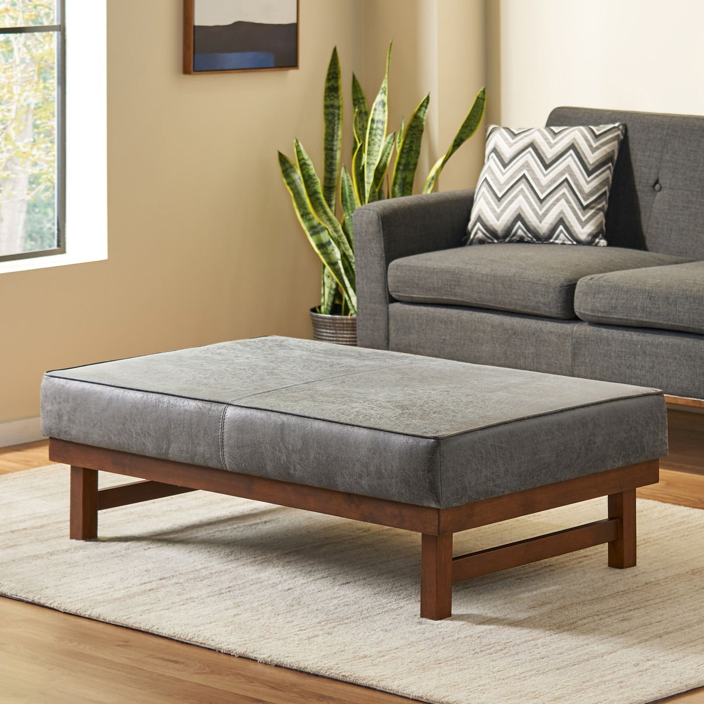Temzyl - Mid Century Modern Ottoman