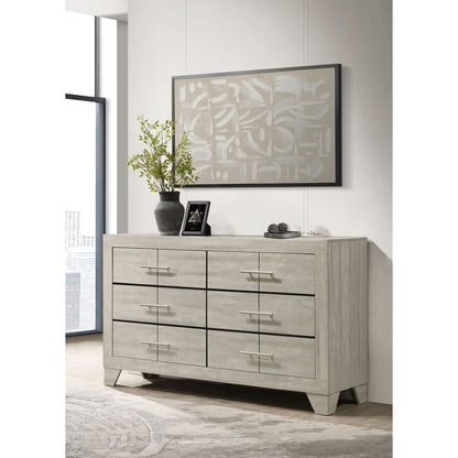Strout - 6 Drawer Dresser - Cream