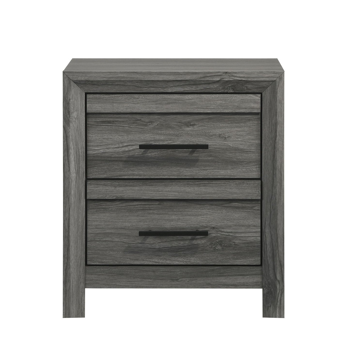 Denver - 2 Drawer Nightstand - Gray