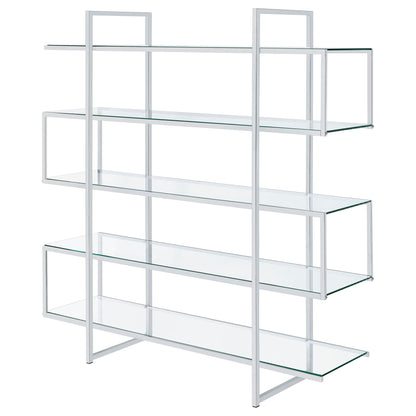 Harison - 5 Shelf Bookshelf - Clear