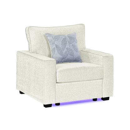 Rita - Accent Chair With LED Underlighting