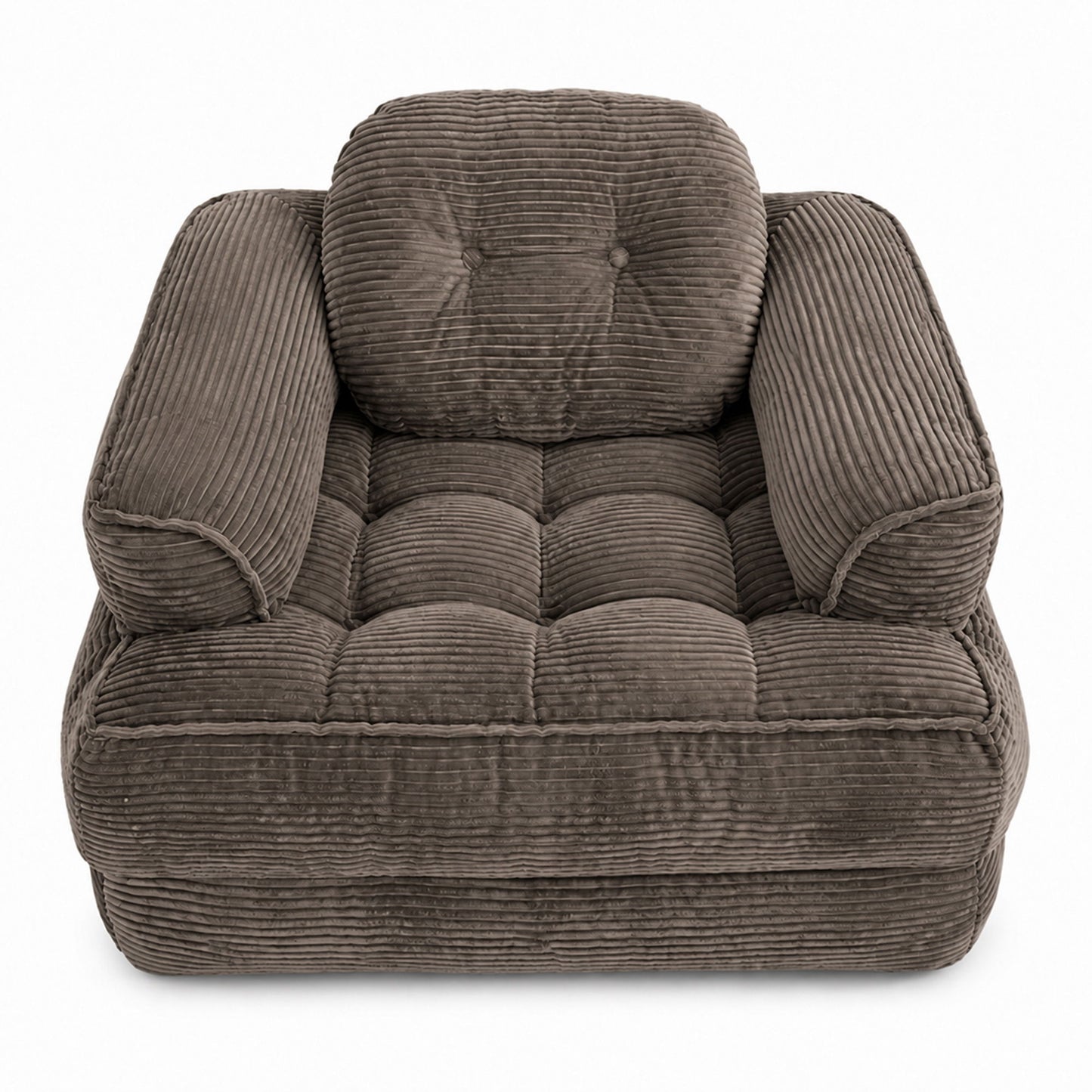 Convertible 2 In 1 Armrest Sofa For Bedroom