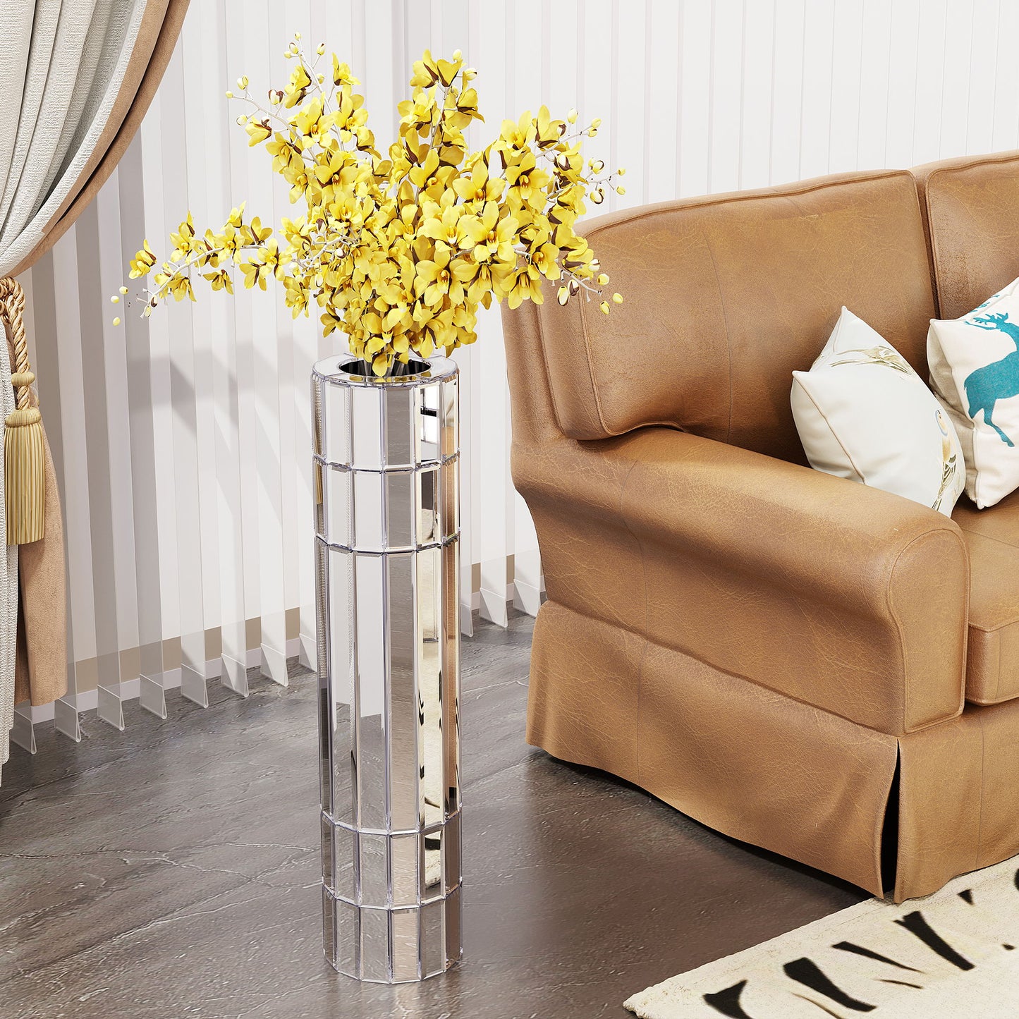 Round Floor Vase For Home & Office Decor