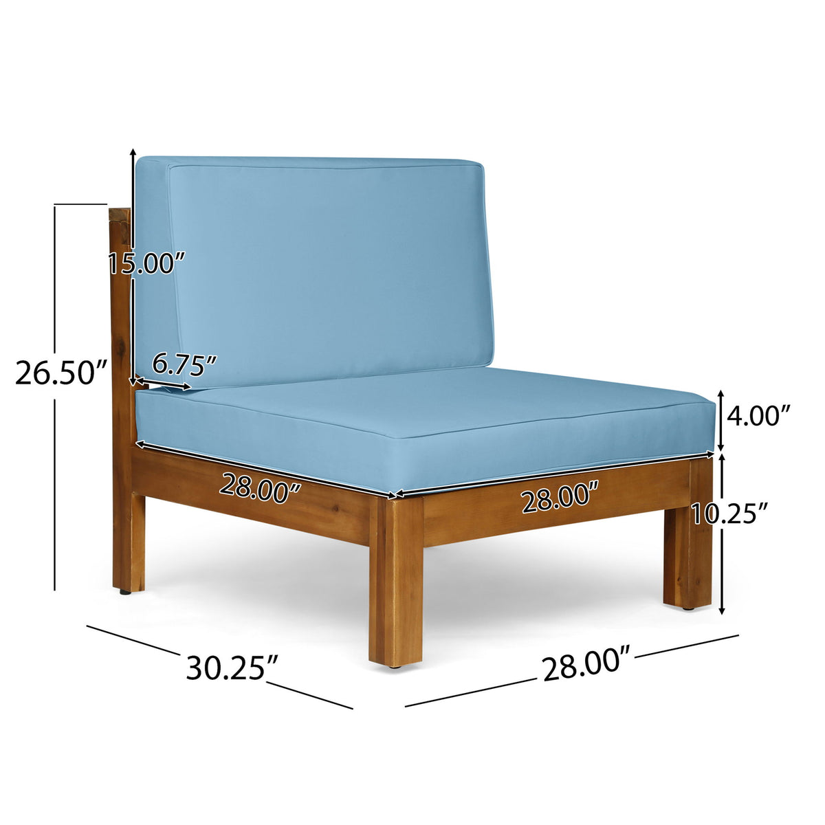 Oana - Armless Chair