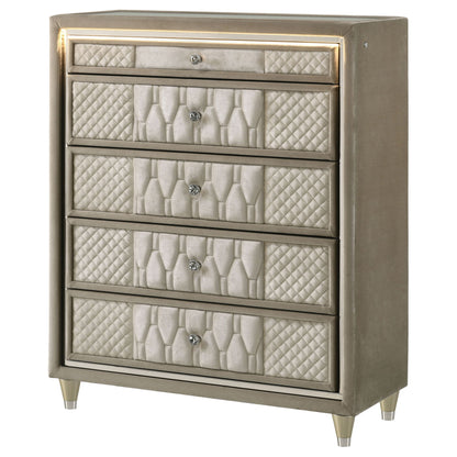 Mika - 5 Drawer LED Chest