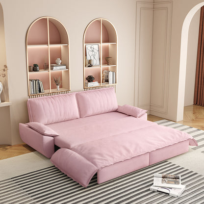 Queen Pull Out Bed, 3 In 1 Convertible Sleeper Sofa