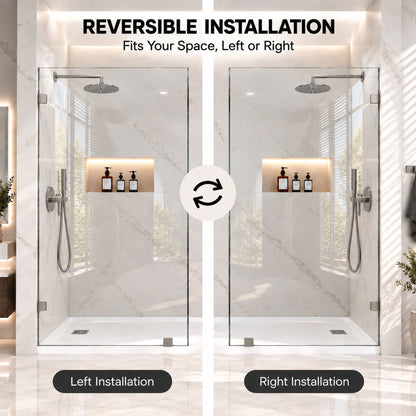 Frameless Walk-In Shower Glass Panel