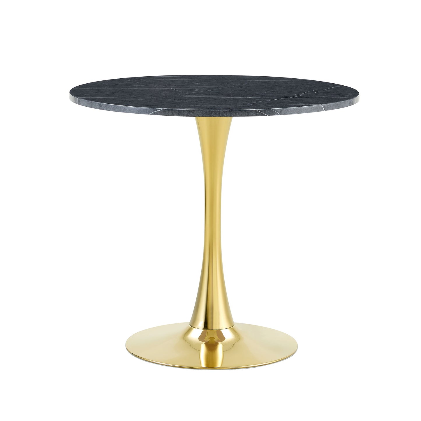 Round Dining Table & Thickened Top For Kitchen