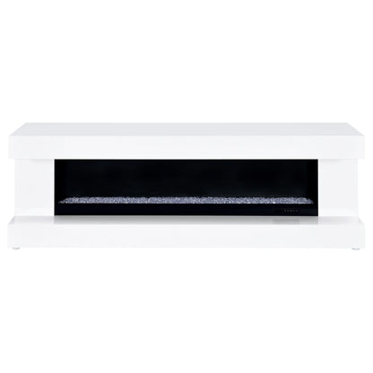 TV Stand Fireplace Console With Bluetooth Speaker