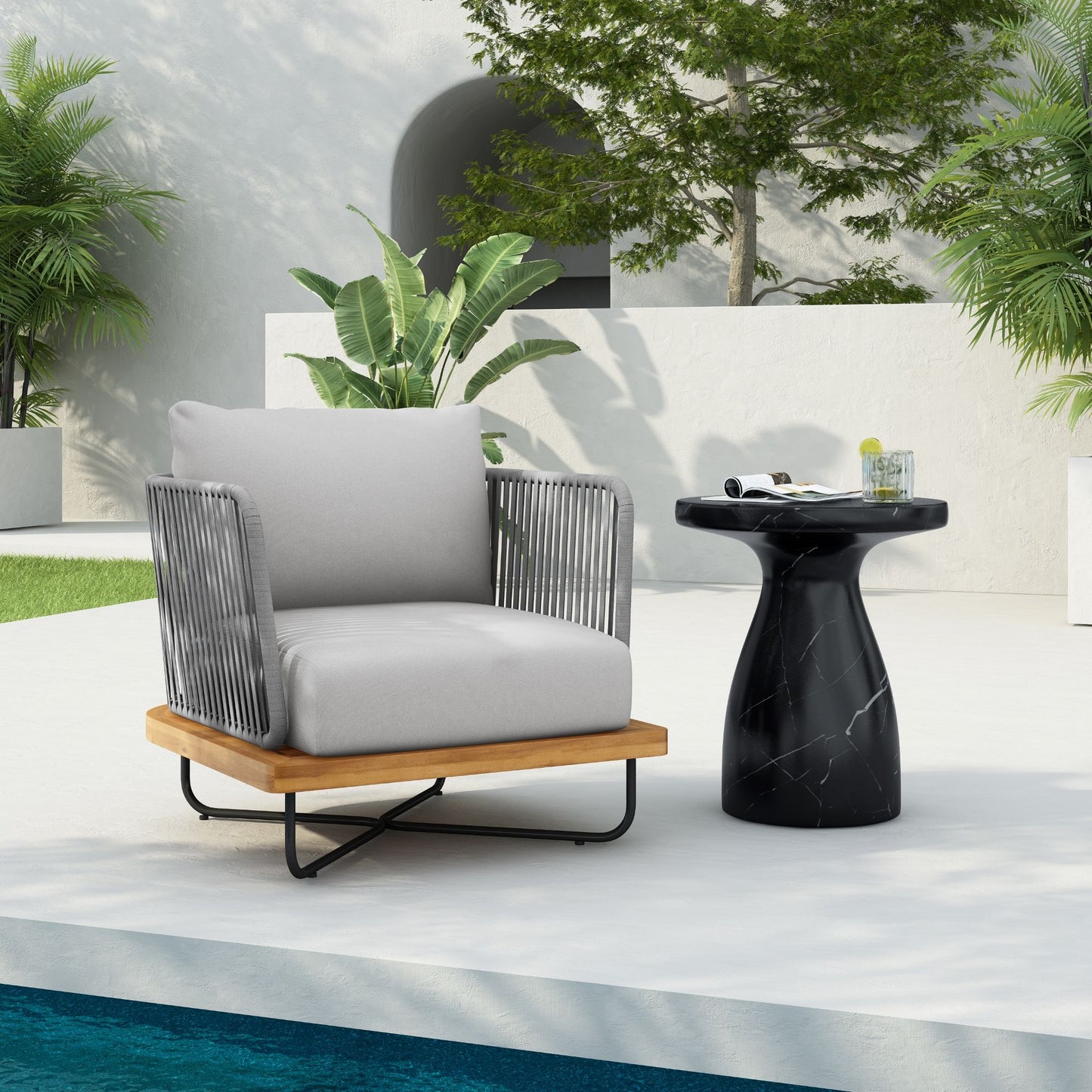 Lucca - Outdoor Acacia Wood Chair