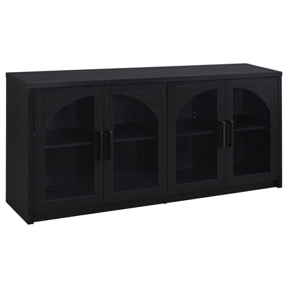 Shayne - 4 Door Sideboard With Arched Doors - Black