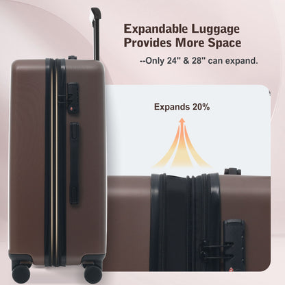Hardside Luggage Set 5 Piece With Front Opening