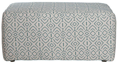 Howell - Cocktail Ottoman - Aqua