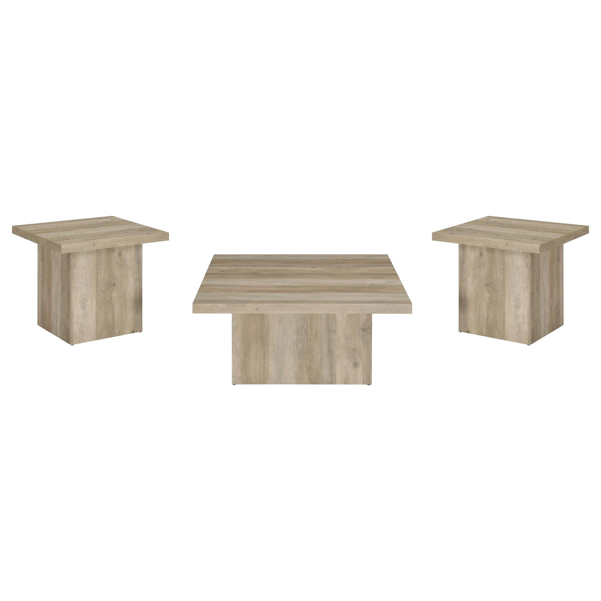 Eldridge - Coffee Table Set With Square Tops