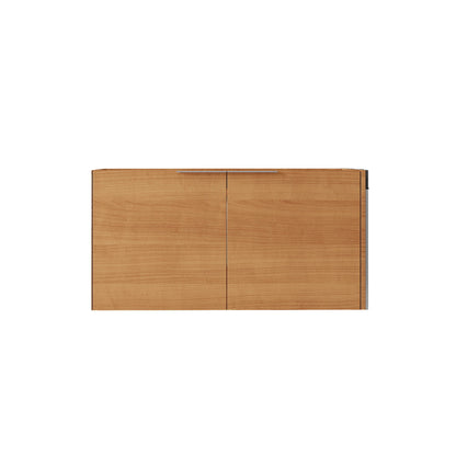 Floating Bathroom Vanity Cabinet & Soft Close Double Doors, Spacious Interior Storage, Wall Mounted, Cabinet Only