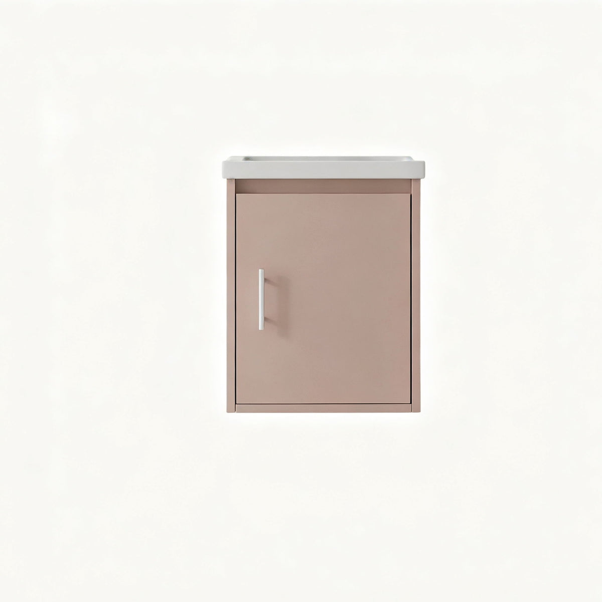 Floating Bathroom Vanity Combo, Wall Mounted Cabinet With Sink & Soft Close Doors For Small Bathrooms