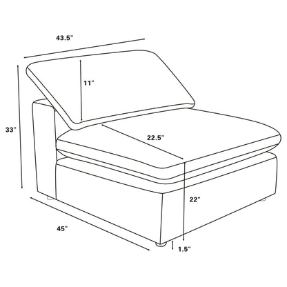 Segoura - Armless Chair