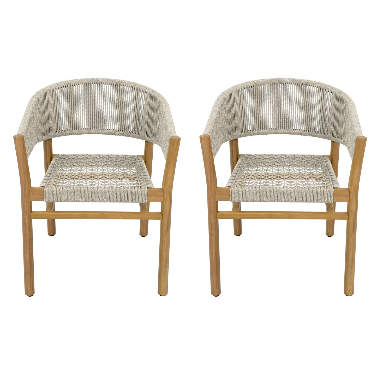 Elegant Outdoor Accent Chair (Set of 2)