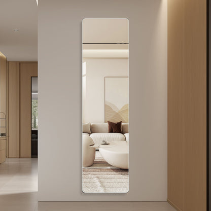 Full Body Round Corner Mirror For Living Room