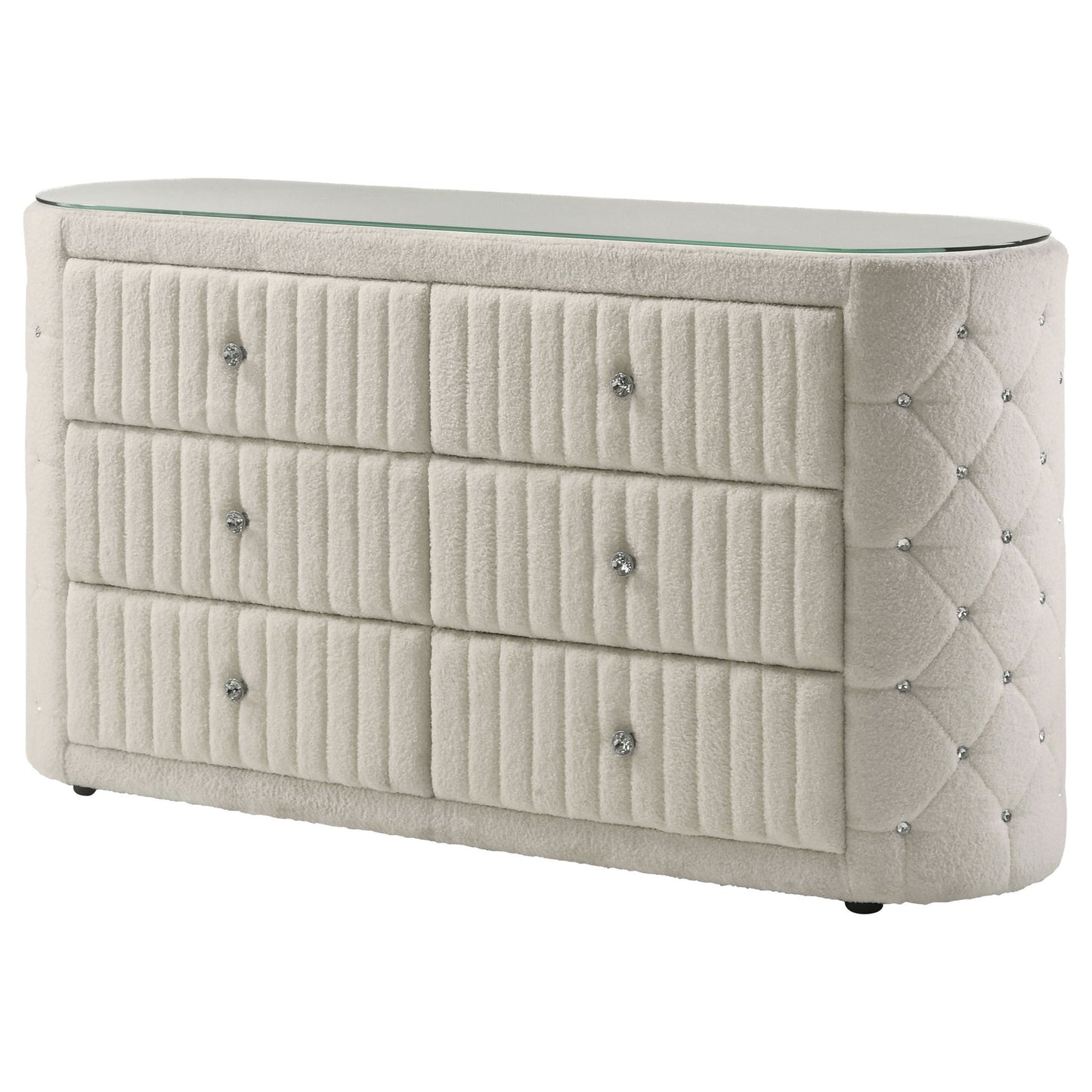 Santiago - 6 Drawer Dresser - Ivory