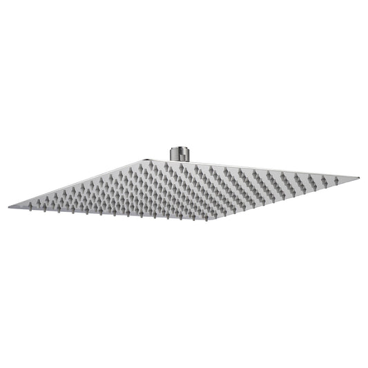 Ultra Thin Square Rainfall Shower Head Stainless Steel, Wall Or Ceiling Mount