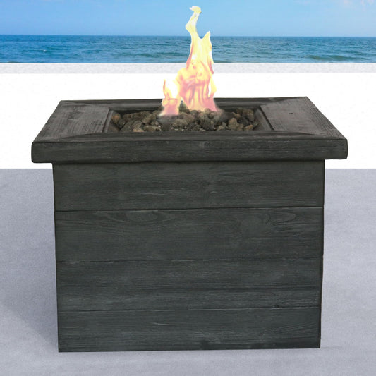 Fiber Reinforced Propane / Natural Gas Fire Pit Table - Charcoal