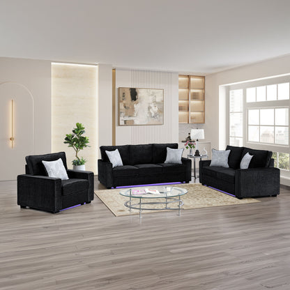 Rita - Living Room Set With LED