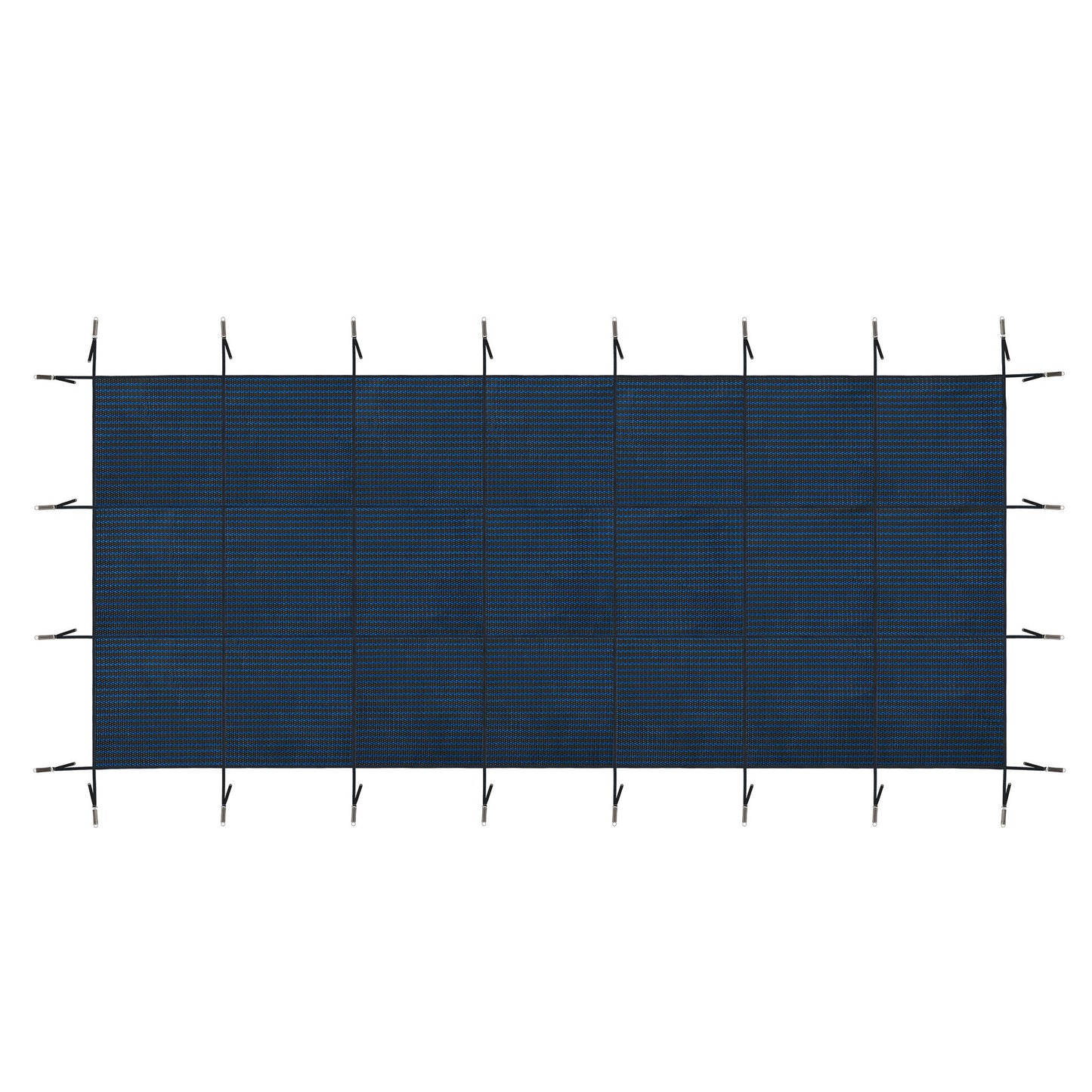 Rectangular Swimming Pool Safety Cover For Underground Pools - Blue