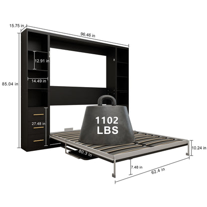 Multifunctional Vertical Murphy Wall Bed