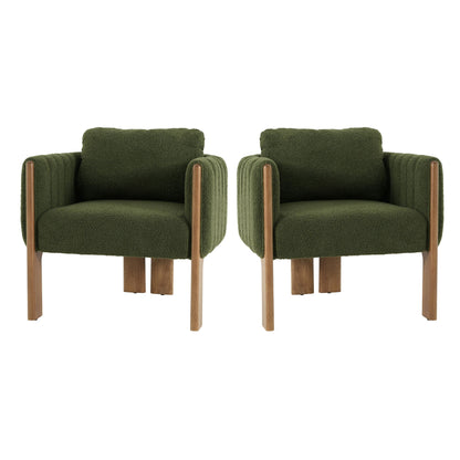 Upholstered Dining Chair With Vertical Channel Tufting