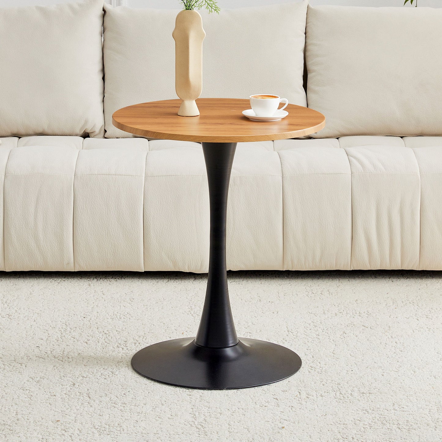 Round Dining Table With Thickened Top For Kitchen