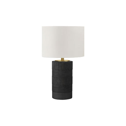 Table Lamp, Lighting, Resin, Contemporary - Black / Cream