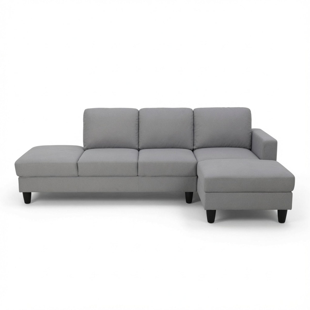 L - Shaped Sectional Sofa With Chaise & Ottoman