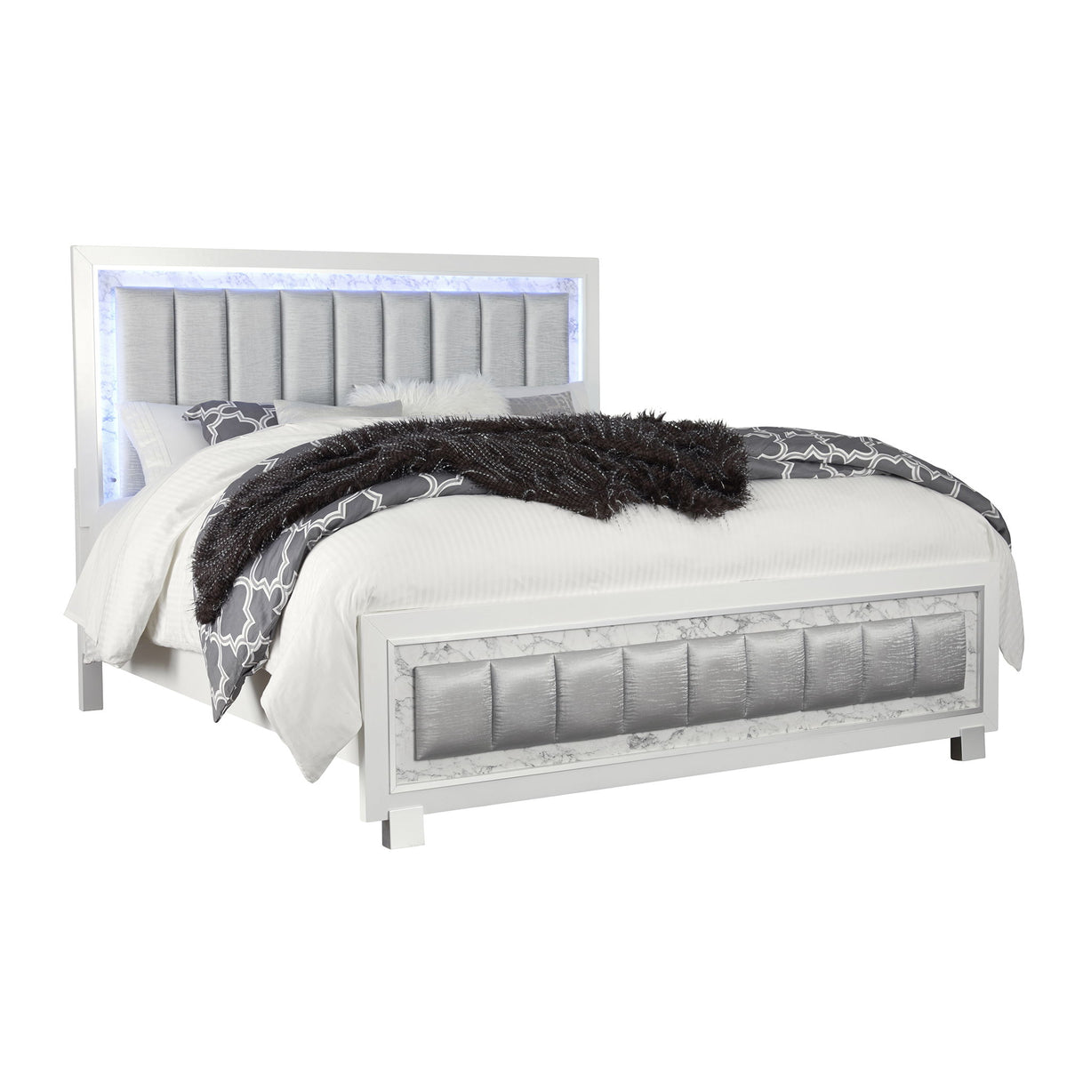 Skye - Queen Bed - White