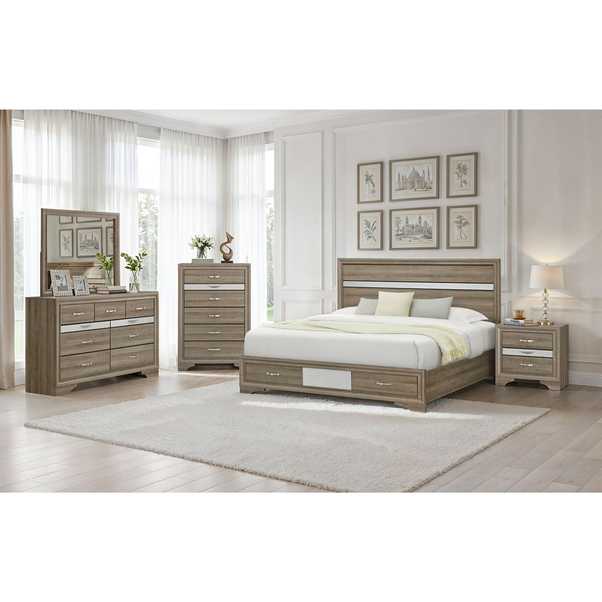 Ryder - Nightstand With 2 Drawers