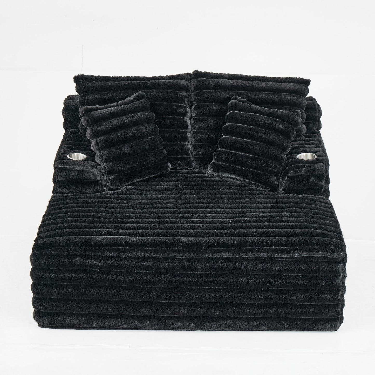 Oversized Chaise Lounge Chair Indoor With Pillows For Living Room