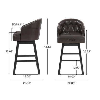 Swivel Bar Stool (Set of 2)