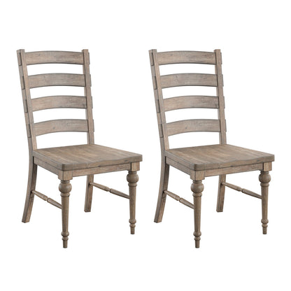 Ladderback Dining Chairs, (Set of 2) - Taupe